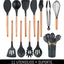 Utensílios Gourmet – Conjunto de Talheres Silicone