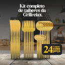 Aurea Gold - Conjunto de 24 Talheres