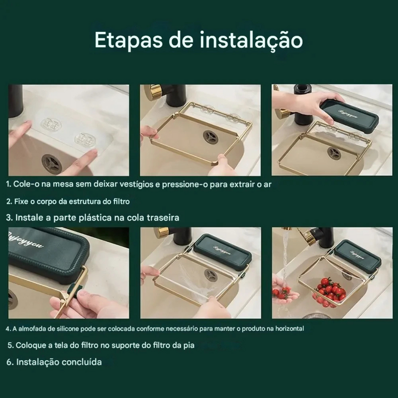 Ralo Eco: Suporte para pia