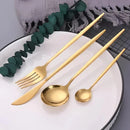 Aurea Gold - Conjunto de 24 Talheres